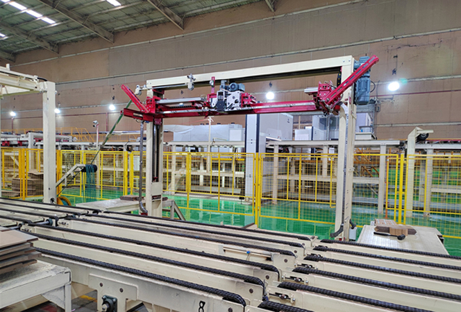 панельная упаковочная машина на основе дерева