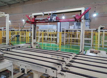 Цепной конвейер для упаковки с длинной стороны