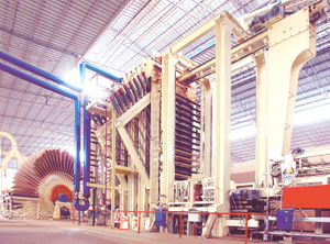 Автоматическая линия по производству древесностружечных плит багассы
