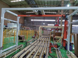 Консольная машина для упаковки в пленку